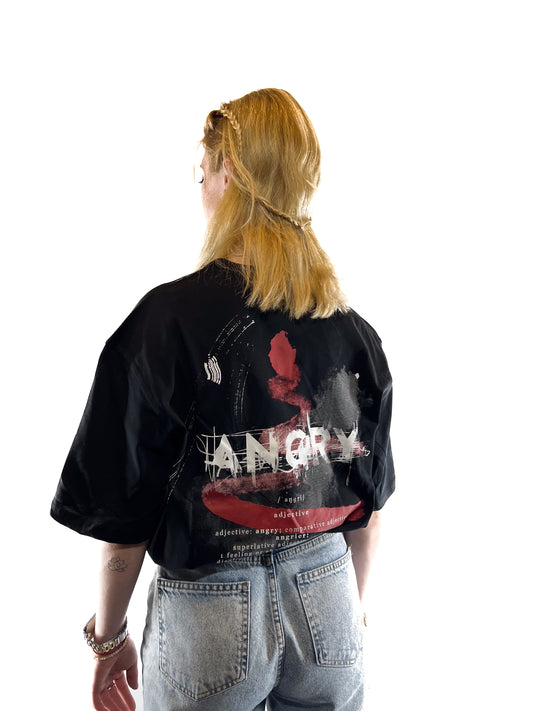 ANGRY Siyah Tshirt