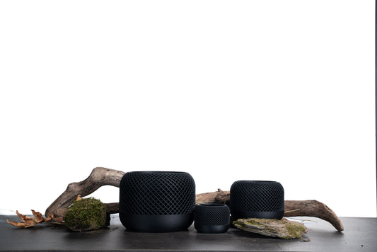 AROKARYA Siyah Ahşap Saksı