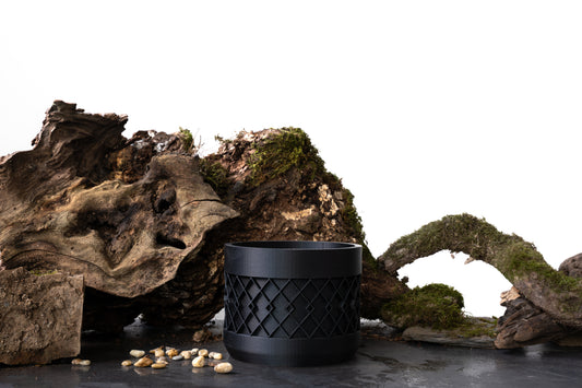 OLIVE Black Flower Pot