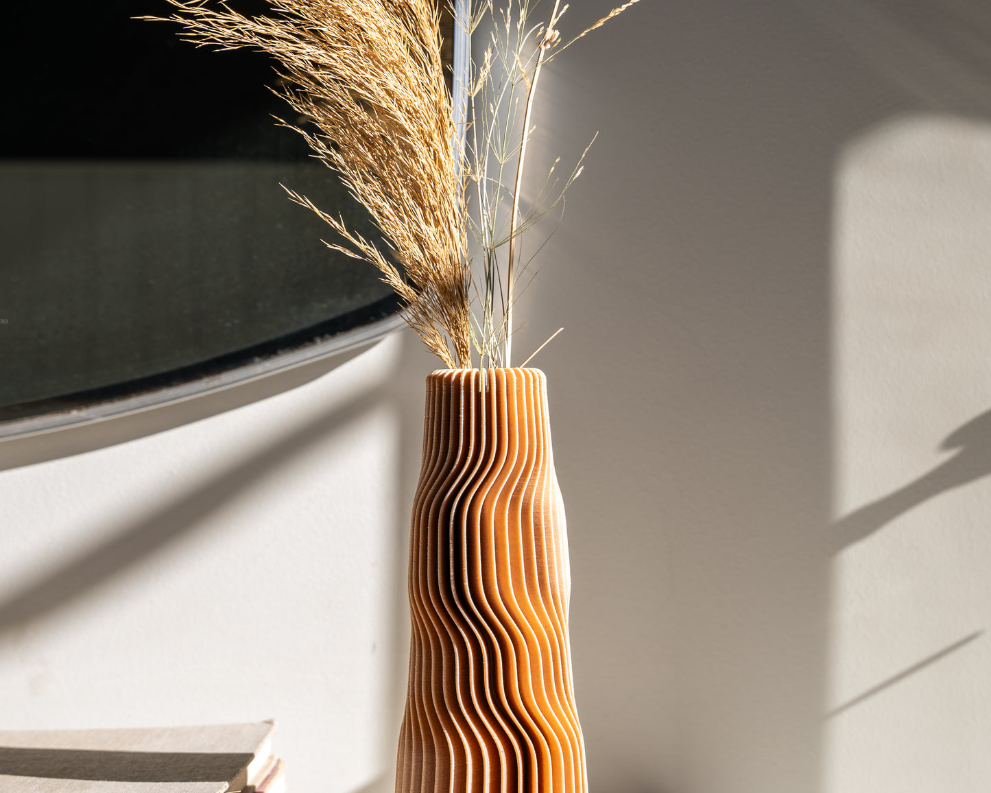 LISBON Natural Wooden Vase
