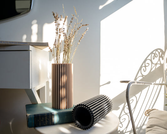 LONDRA Natural Ahşap Vazo