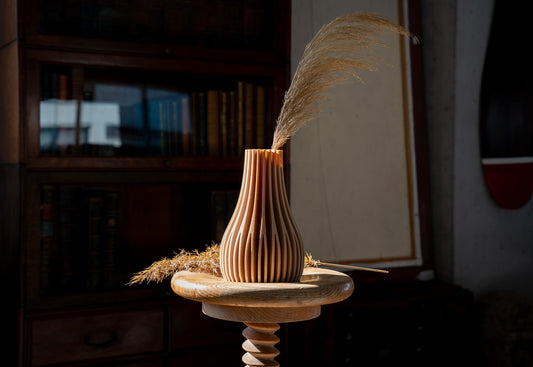 MADRID Wood Vase