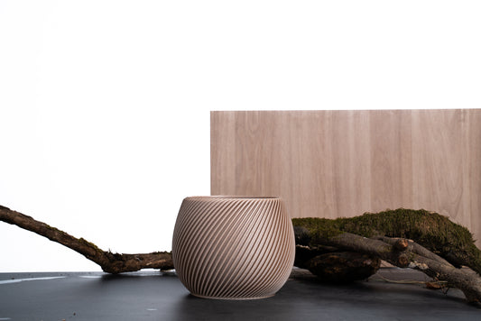 BOABAB Wooden Flower Pot