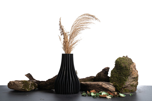 MADRID Black Vase
