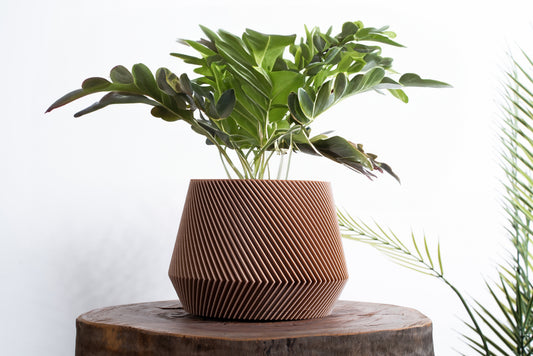 JACARANDA Natural Wooden Flower Pot