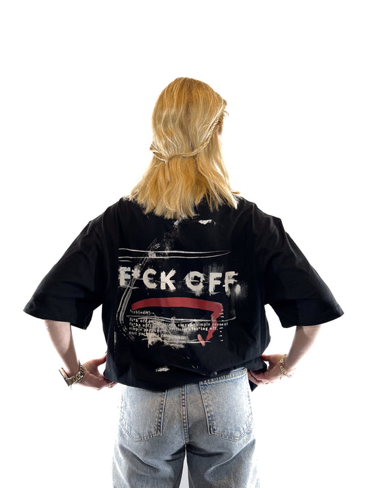 F*CK OFF Black Tshirt