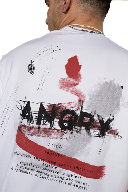 ANGRY White Tshirt