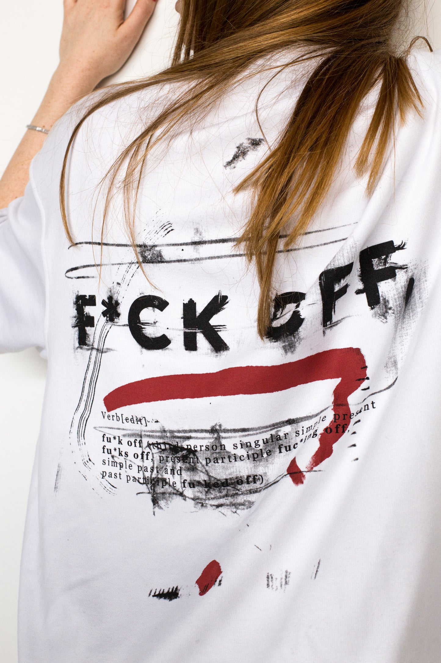 F*CK OFF White Tshirt