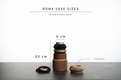 ROMA Modular Wooden Vase