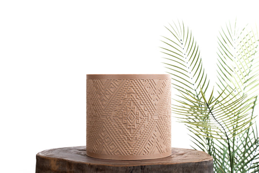 LINDEN Wooden Flowerpot